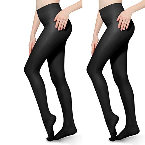 Image of 2 PCS Compression Pantyhose 20-30mmHg Tight Support Stockings Gradient Compression Closed Toe for Women Swelling Varicose Veins Edema L