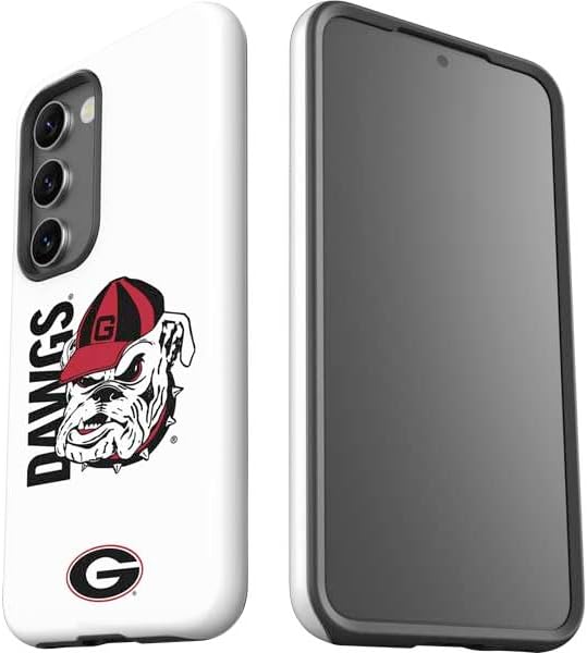 Skinit Pro Phone Case Compatible with Galaxy S23 - Officially Licensed University of Georgia Dawgs Design