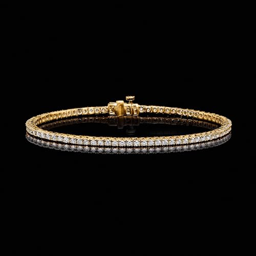 Ross-Simons 2.00 ct. t.w. Lab-Grown Diamond Tennis Bracelet in 18kt Gold Over Sterling3