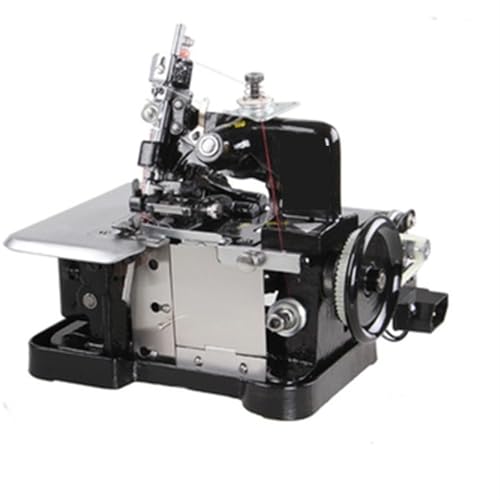 Máquina de Coser Máquina de coser overlock doméstica de 250 W, pequeña máquina de tejer overlock eléctrica de escritorio, herramienta de procesamiento de prendas