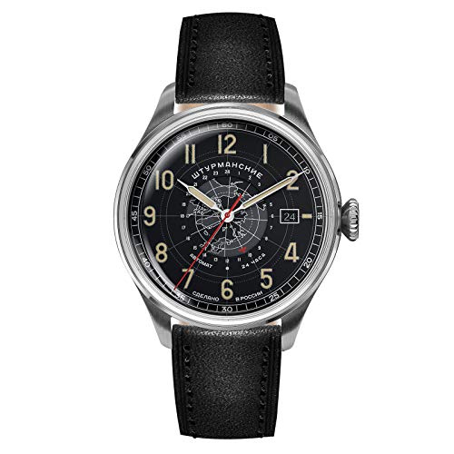 Sturmanskie russische mechanische Herren-Armbanduhr Uhr Automatik Heritage Arctic 24h 2432/6821355