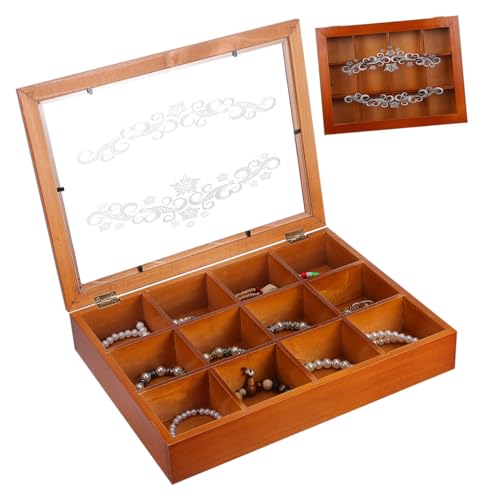 Boîte à bijoux en bois le cadeau vintage idéal avec coffret compartimenté - 2