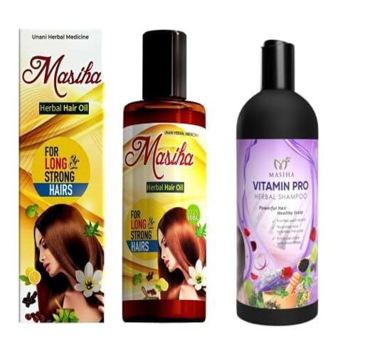 Herbal Hair Care Combo (Pack of 2) Includes Herbal Hair Oil (100 ml) and Vitamin Pro Shampoo (250 ml), delivering complete nourishment with anti‑dandruff care.-image-12