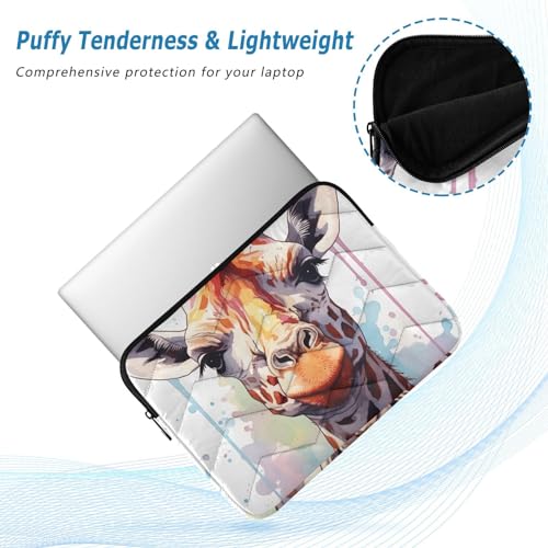 Funda para portátil 13-14 pulgadas impermeable con diseño jirafa miniatura 5