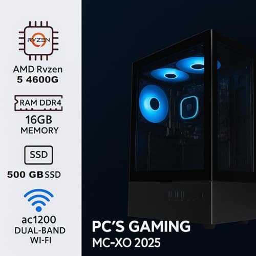 PC Gaming • Raptor-One • AMD RYZEN 5 4600G 6 x 4,20ghz • AMD Vega • 16gb RAM DDR4 • M.2 500Gb • Windows 11 Pro • PC Gamer • Ordenador Sobremesa con RGB - imagen 2