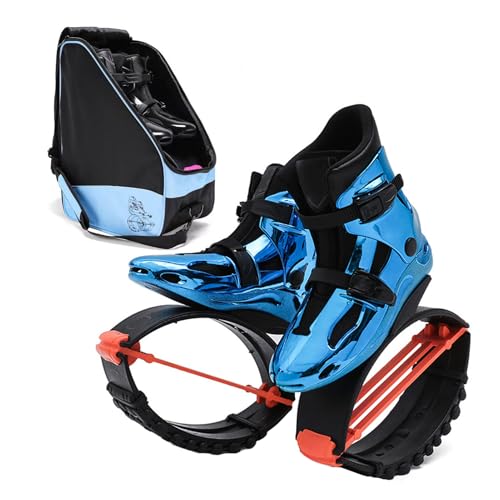 Zapatos de rebote con bolsa de transporte, cómodas botas de salto para deportes y correr, suela antideslizante para uso durante todo el día