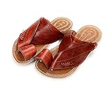 Men's Brown Leather Handmade Sandals ~ SandCruisers ~ Traditional Arabian Sandals