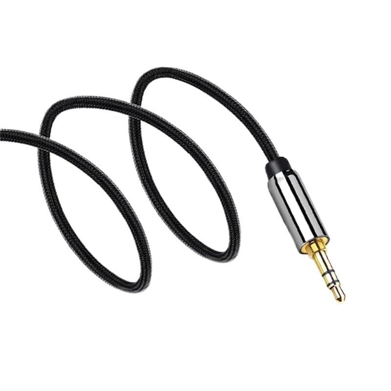 Cable Auxiliar de Audio 3.5mm Macho a Macho 0.5M miniatura 3