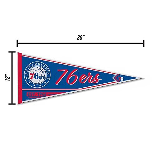 Image of Rico Industries NBA Basketball 12 inch x 30 inch Felt Wall Decor Pennant - Great for Home /Bed Room /Man Cave Decor