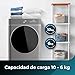 Imagen de Cecotec Lavadora Secadora 10-6Kg Carga Frontal Bolero Wash&Dry 10680 Inverter Steel B