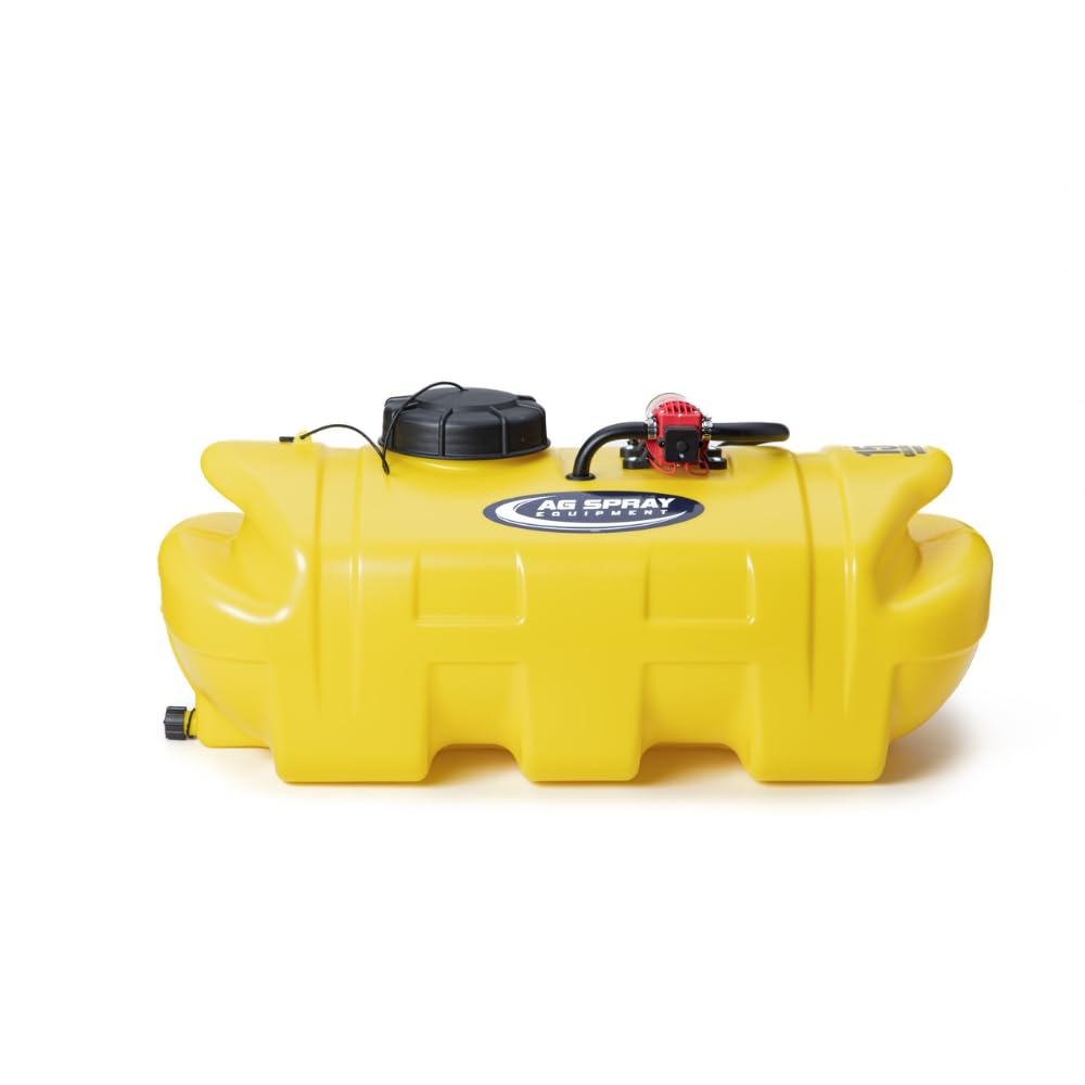 15 Gallon Bronze Spot Sprayer – 1.2 GPM High-Flo 12V Pump, EcoGun with Adjustable Nozzle, 15’ Hose – Lawn & Garden Sprayer for ATV, UTV, Truck Use