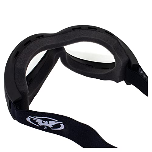 Global Vision Eyewear Big Ben Motorcycle Goggles Fit Over Most Glasses (Clear)