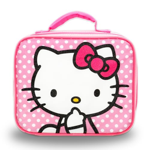 Hello Kitty Backpack with Lunch Box - Bundle with 16" Clear School Bag for Girls, Lunch Bag, Water Bottle, Tattoos, More | Transparent Clear Backpack for Kids School Supplies3