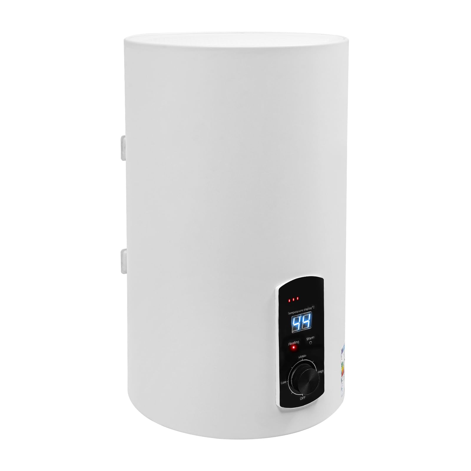 Chauffe-eau électrique 30 l acier inoxydable tube chauffant montage mural alimentation rapide eau chaude