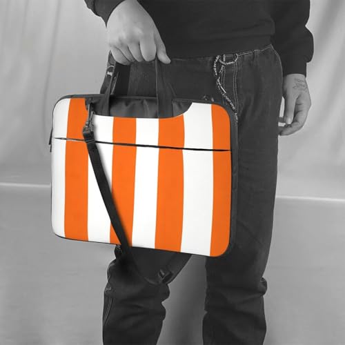 Maletín impermeable para laptop 14 pulgadas naranja miniatura 2