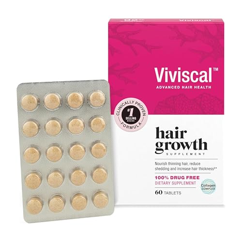 Viviscal Hair growth supplement for women 60 Count 1 Month Supply