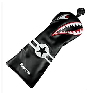HISTAR Shark Golf Club New Flying Tiger Warshark Golf Headcover for Golf Club Available for Driver/Fairway/Hybird