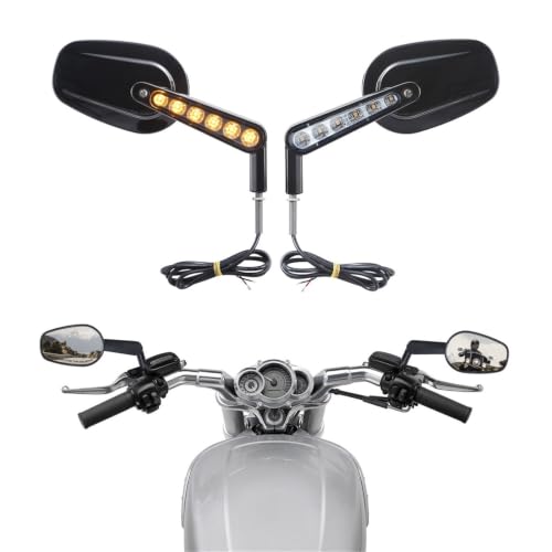 Rétroviseurs de moto rétro pour VRSCF 2009-2017 chromés