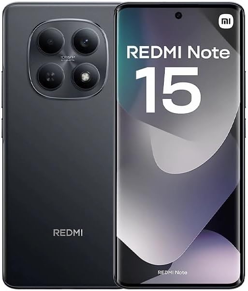 Smartphone Xiaomi Redmi Note 15 Preto 8GB RAM...