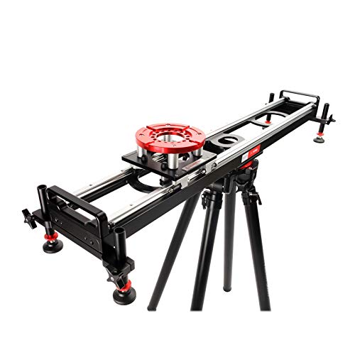 PROAIM Flyking 4ft Precision Camera Slider (Mitchell Mount) with 360° Pan & Shock-Absorber Soft Stop End. Compatible with Mitchell/Bowl Tripod. Payload up to 70kg / 154lb. (SL-FLKM-02)