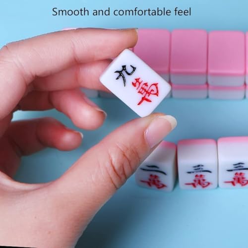 Mini Chinese Mahjong Traditional Mahjong Game Set miniatura 6