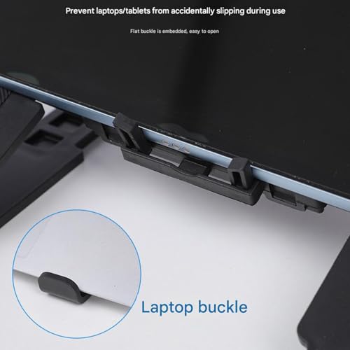 Base Ajustable para Laptop con Ventilador y Diseño Plegable miniatura 4