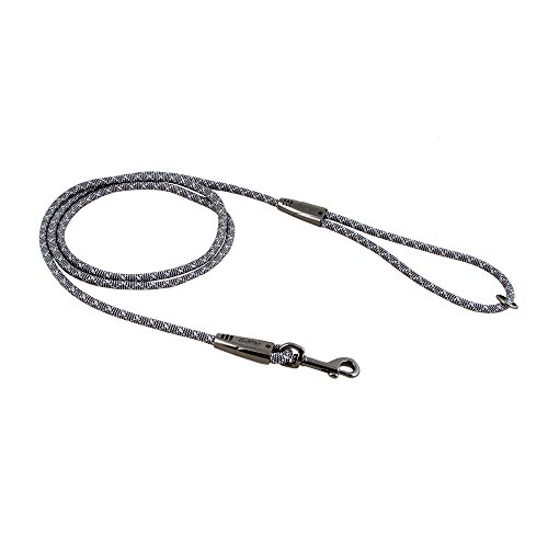 Hurtta Casual Corda guinzaglio del Cane, Ash/Corvo, 1/3 in x 1,8 m
