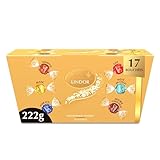 Lindt   Ballotin LINDOR   Assortiment de chocolats   Cœur Fondant, 222g