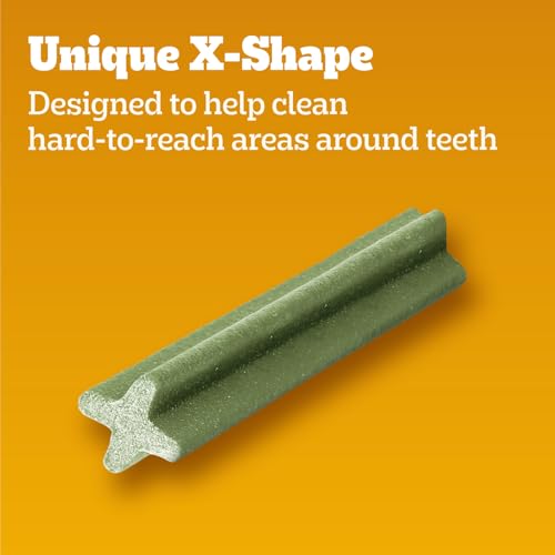 Image of Pedigree Dentastix Dog Dental Treats, Large Breed Dog Treats, Fresh Flavor, (4) 15ct Bags (60 Treats Total)