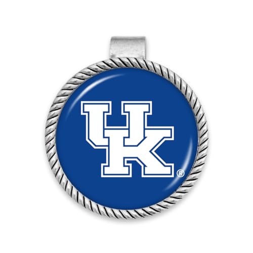 From the Heart Kentucky Wildcats Circle Visor Clip Licensed Car Truck Vehicle Accessory UK, Silver