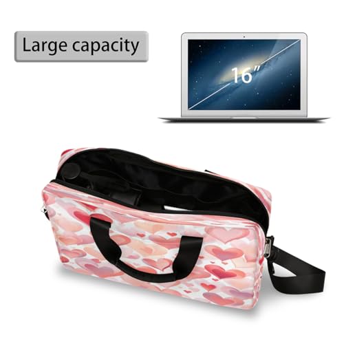 Bolsa para Laptop con Estampado de Corazones miniatura 5