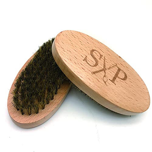 Bartpflegeset mit Bartöl, Bartbalsam, Bartbürste, Bartshampoo, Bartpflege, Bartkamm, Bartschere, Leinen-Aufbewahrungstasche, Bartwachstumspflege, Geschenke für Männer