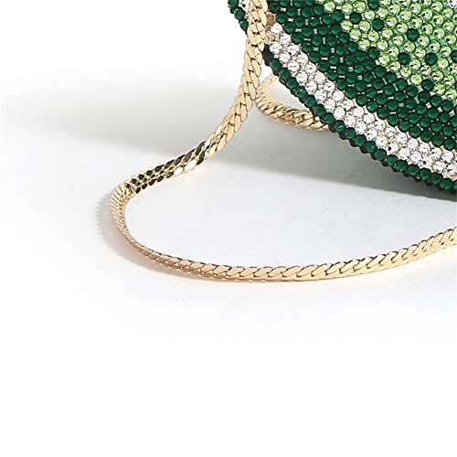 Image of Women Cute Fruit Evening Clutch Sparkling Rhinestones Purse Crystal Banquet Prom Shoulder Bag