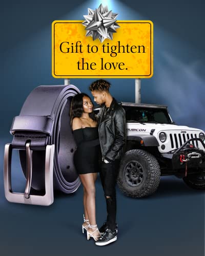 Genuine Leather Dress Belt For Men - Mens Belts For Suits, Jeans, Uniform With Single Prong Buckle - Designed In The Usa - Gifts For Men #TOP3