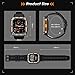 Military Smart Watch for Men with Blood Pressure (Answer/Make Call), Rugged Tactical Smartwatch for Android and iPhone, 10 ATM Waterproof Outdoor Sports Fitness Tracker with Heart Rate, Sleep Monitor