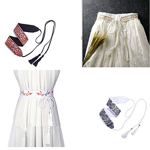 Women's Japanese Yukata Kimono Robe Obi Belt Harajuku Waistband-Elegant3