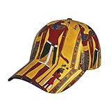 Regolabile: il design con fibbia posteriore regola liberamente la circonferenza della testa, fascia per il sudore si adatta perfettamente alla testa, taglia unica, ottimo berretto da baseball unisex regolabile per uomini e donne.