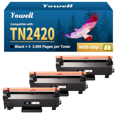 Toner TN2420 compatible Brother HL-L2350DW haute capacité pour des textes nets