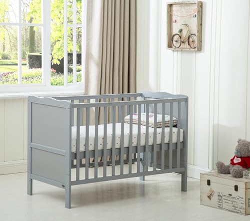 mcc direct Cot Bed Wooden Baby Cot Toddler Bed Premier Aloe 