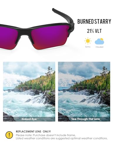 Image of BLAZERBUCK Anti Salt Replacement Lenses & Sock Kit for Oakley Flak 2.0 XL OO9188 Sunglasses