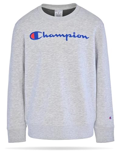 Image of Champion Boys Sweatshirt for Kids Pullover Fleece Crewneck Sweater