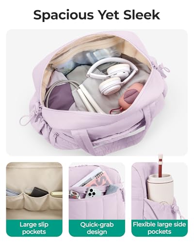 Image of BAGSMART Gym Bag for Women, Duffle Bag for Travel with Wet Pocket, Lightweight Carry on Weekender Duffel, Water Resistant