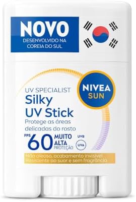 Nivea Sun Protetor Solar Facial UV Specialist Silky Stick FPS 60