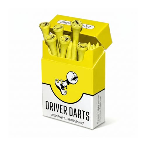 P*Ss Missile Driver Darts Premium Bamboo Golf Tees