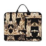 Design imprimé de chien de berger allemand : le design imprimé vif de chien de berger allemand ajoute une touche unique et élégante à votre look quotidien, parfait pour les étudiants et les professionnels qui aiment se démarquer.