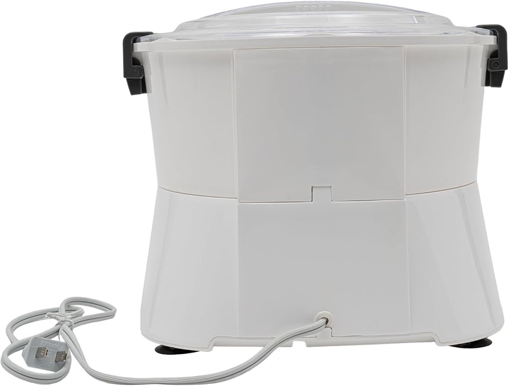 Macchina per pelare Frutta e Verdura, 85 W 110-120 V 1,76 libbre Pelapatate Elettrico Automatico da Tavolo con Filo Elettrico per essiccare Verdure Sbucciare Mele e Patate