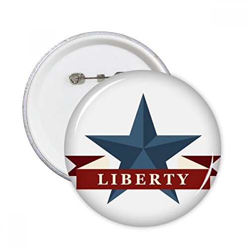 Broches rondes pentagramme Liberty pour personnaliser vos vestes