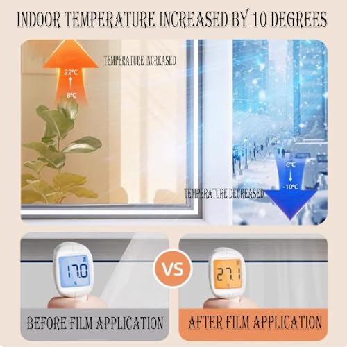 Film de survitrage isolant haute performance pour bloquer le froid extérieur - 6
