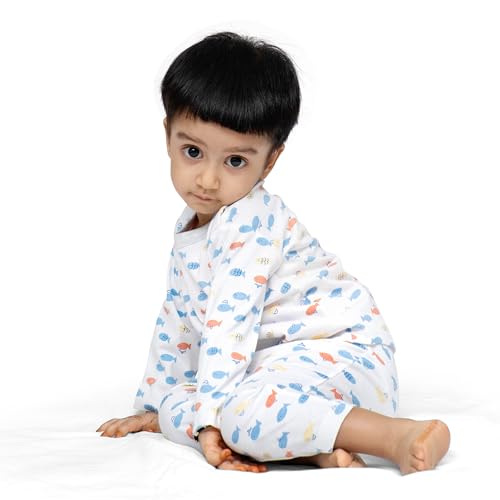 Image of Real Basics Cotton Clothing Sets for Boys & Girls - Unisex Clothing Sets Full Sleeve T-Shirt & Pant