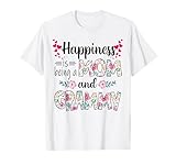 Photo Gallery womens happiness is being a mom and grammy carino floreale regalo maglietta Photo Gallery womens happiness is being a mom and grammy carino floreale regalo maglietta